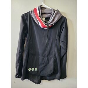 Bend Active Ohio State Buckeyes Black Performance Cowl Neck Hoodie Womens Medium